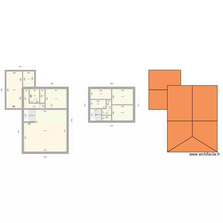 SOUBEYRAND ETAGE. Plan de 