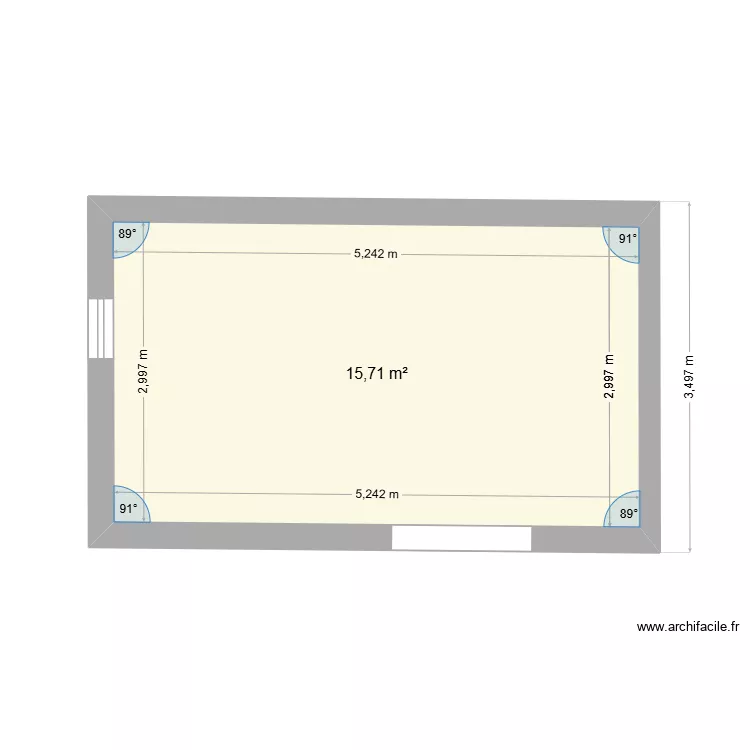 AMENAGEMENT VESTIAIRE. Plan de 