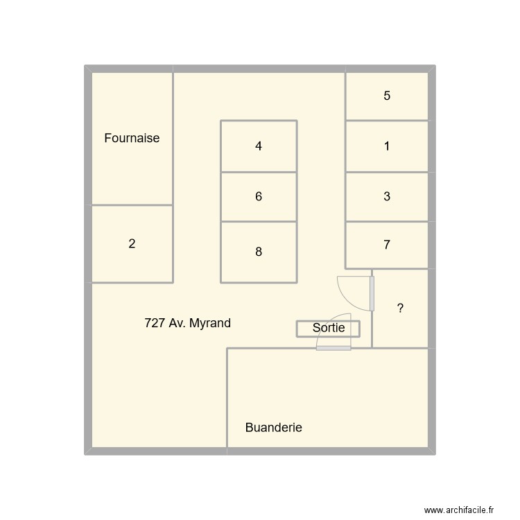 727 Av. Myrand. Plan de 0 pièce et 0 m2