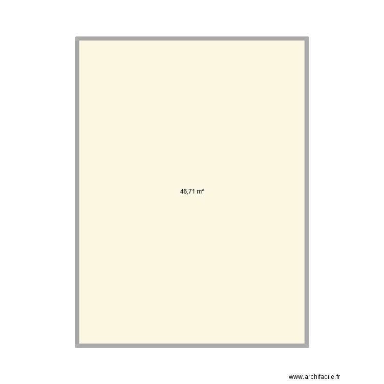 cilleros 1. Plan de 1 pièce et 47 m2