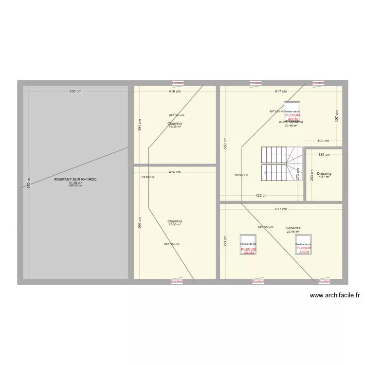 CUBY BERNARD. Plan de 