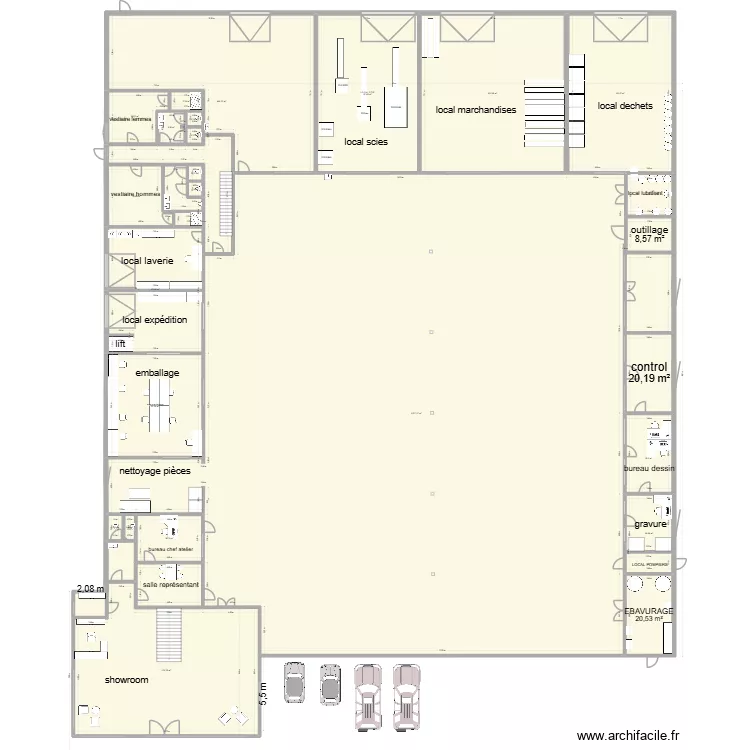 ATELIER FRAIPONT NEW  PLAN MACHINES vierge. Plan de 