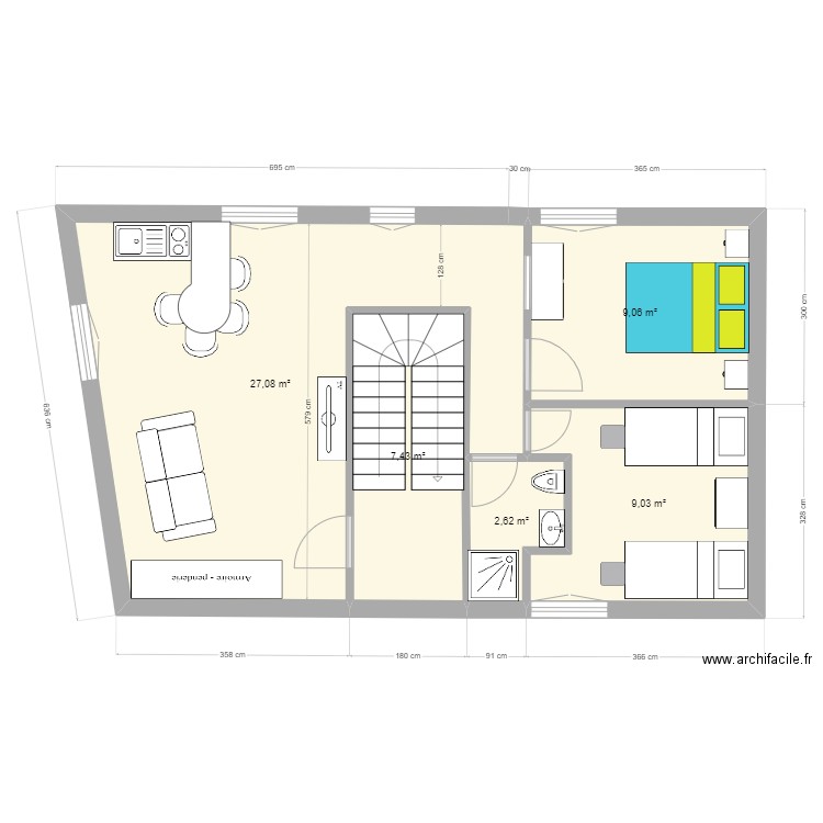 plan appart 1 essai. Plan de 0 pièce et 0 m2