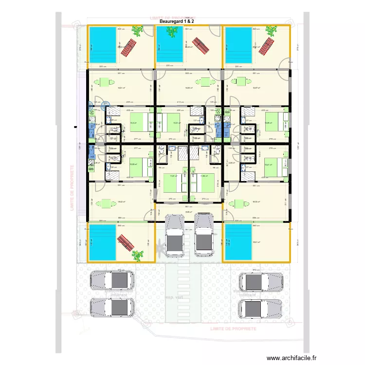 Beauregard parking sept 25/2. Plan de 