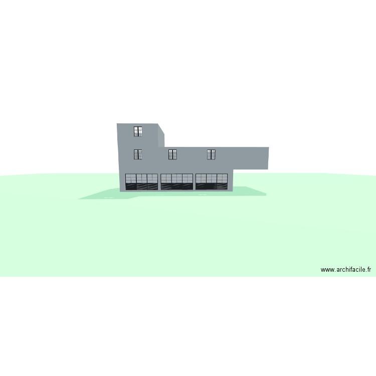 Domaine de grave (Christophe). Plan de 6 pièces et 223 m2