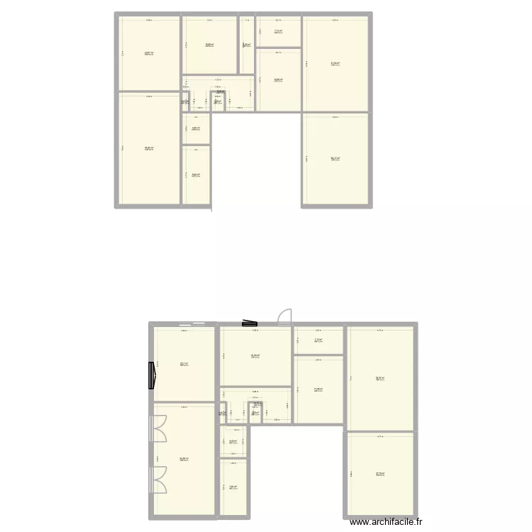 maison saint cyr. Plan de 25  et 378 m²
