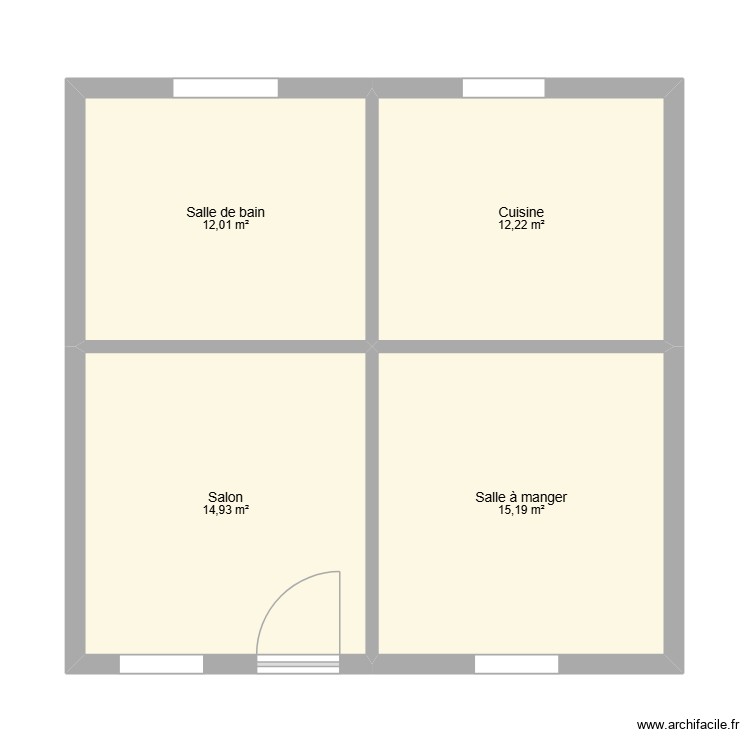 70 route d\'Assevent Maubeuge rdc. Plan de 0 pièce et 0 m2