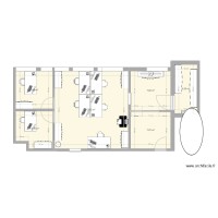 Bureau_version 3_bureaux 160cm