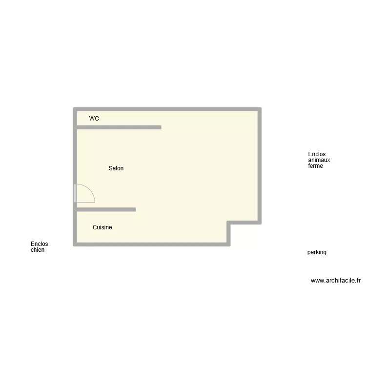 SUPERETTE DES REMPARTS. Plan de 