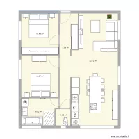 Etage Lagardelle F3 &agrave; finir