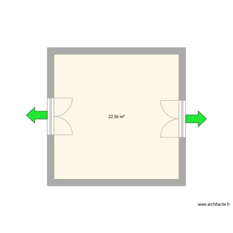IGH TOULOUSE - PALIER - SAS. Plan de 1 et 23 m² IGH TOULOUSE - PALIER - SAS. Plan de 1 et 23 m²