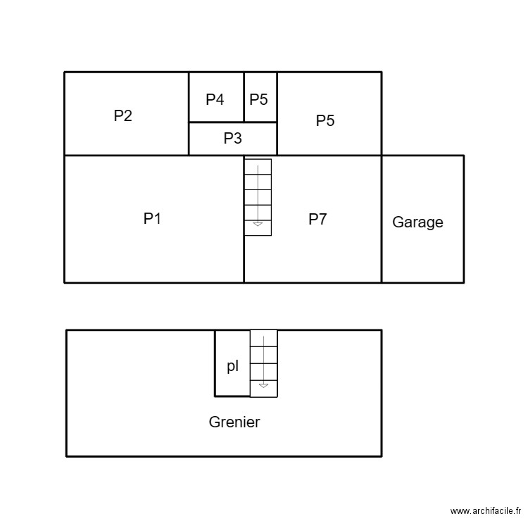 TOURCH GARIN. Plan de 10 pièces et 28 m2