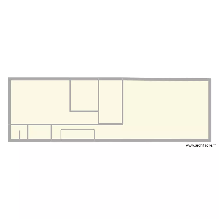 essaie 1 garage. Plan de 6  et 132 m²