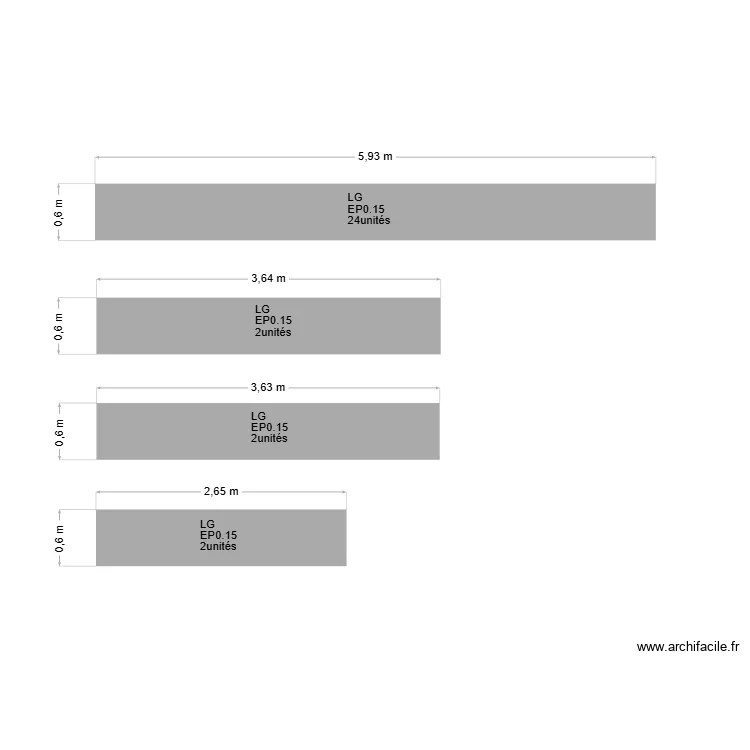 Rouches benoit. Plan de 