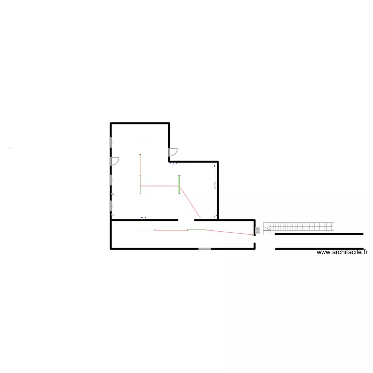 PLAN CUISINE RESTAURANT BAZEILLE. Plan de 