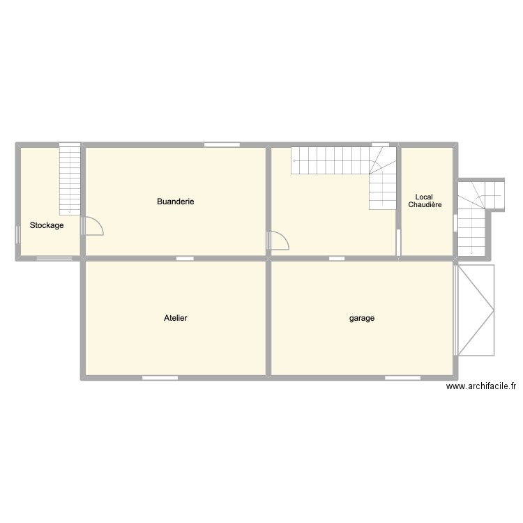 HAERTELMEYER. Plan de 6 pièces et 266 m2