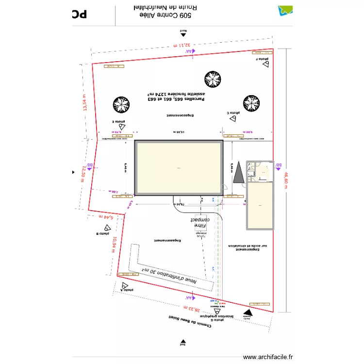 IMPLANTATION CONTAINERS TEST 2. Plan de 