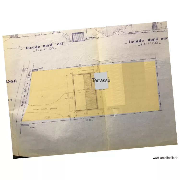 Terrasse 1. Plan de Terrasse 1. Plan de
