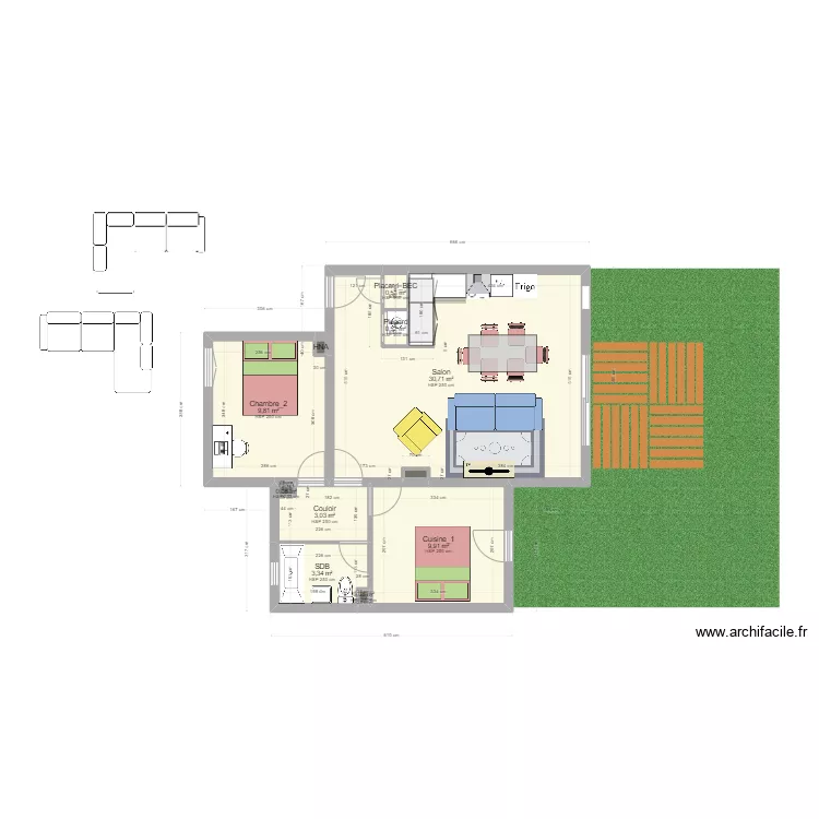 Projet RP Client C.J_Projet&eacute;. Plan de 