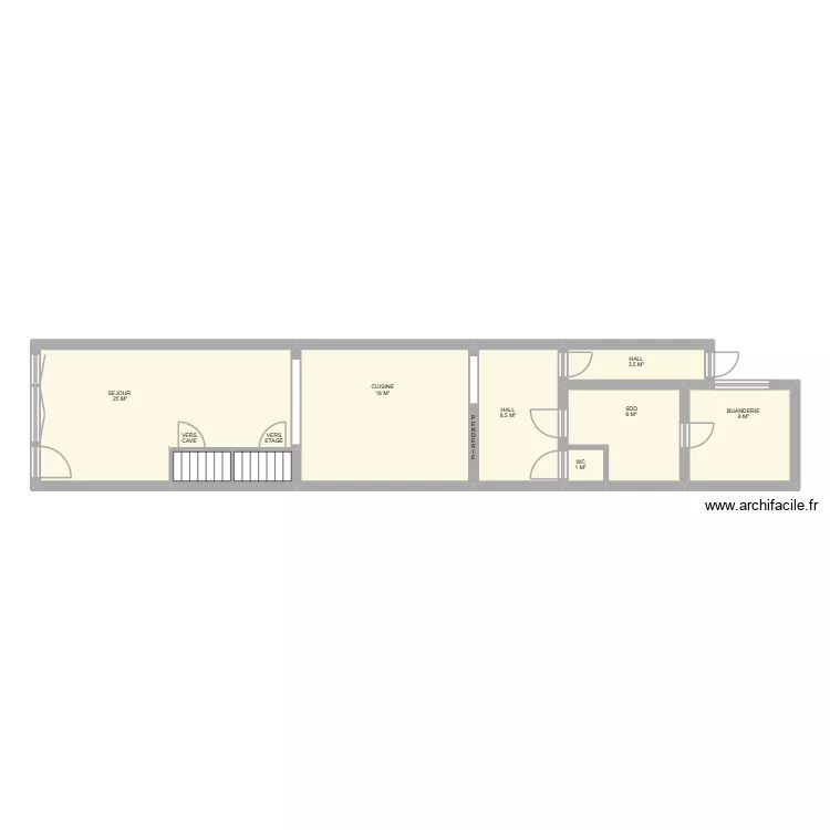 RDC JUMET. Plan de 9 et 73 m² RDC JUMET. Plan de 9 et 73 m²