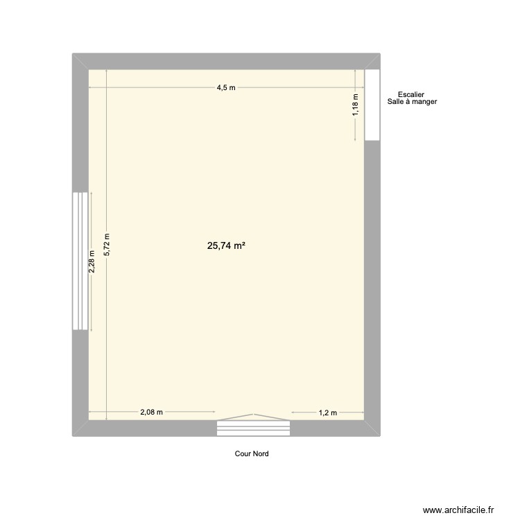 1er étage Salle de Sport. Plan de 0 pièce et 0 m2