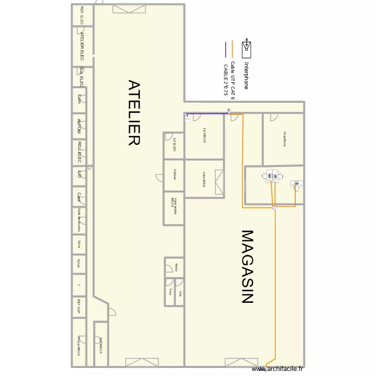 HOLCIM Interphonie. Plan de 20 Pièces et 4220 m² HOLCIM Interphonie. Plan de 20 Pièces et 4220 m²