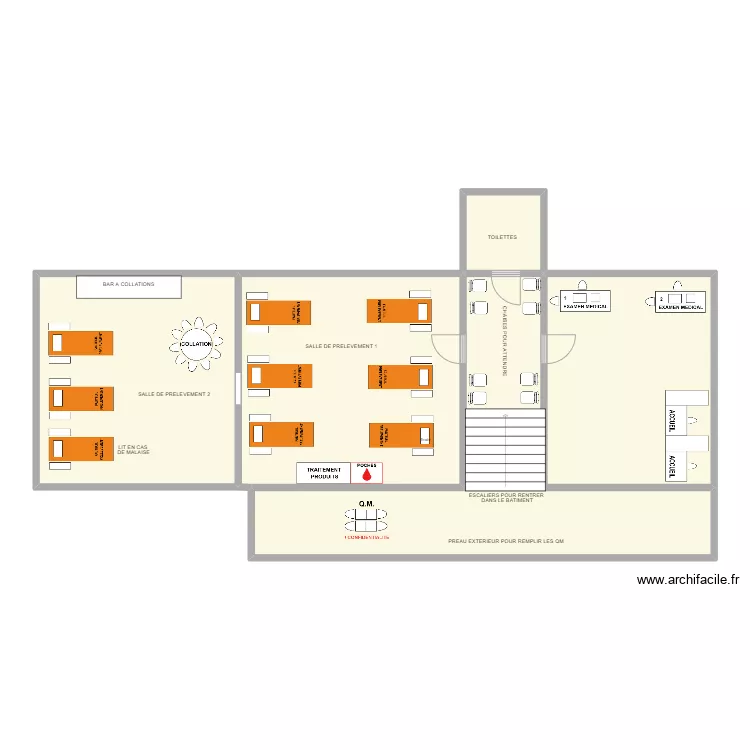 MOSQUEE AL HIDAYA. Plan de 