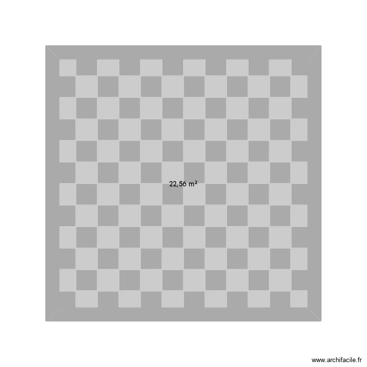 Chamra froide. Plan de 1 et 23 m² Chamra froide. Plan de 1 et 23 m²