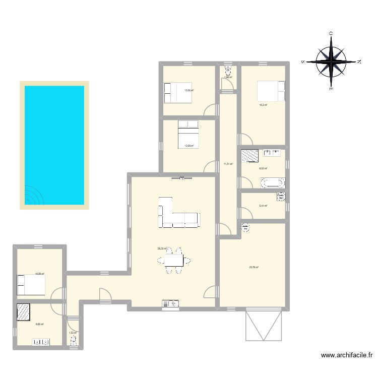 MAISON VIERGE. Plan de 0 pièce et 0 m2