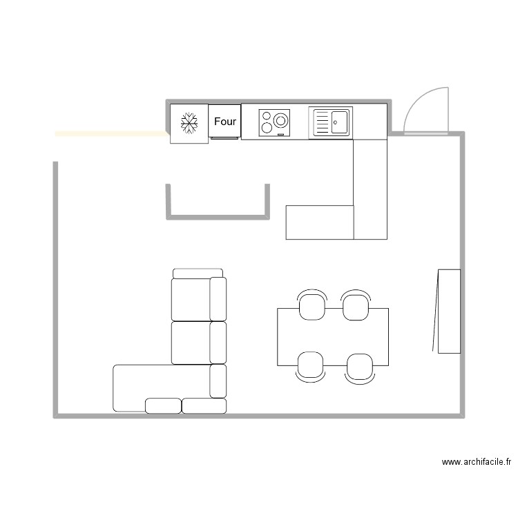 ondres. Plan de 0 pièce et 0 m2