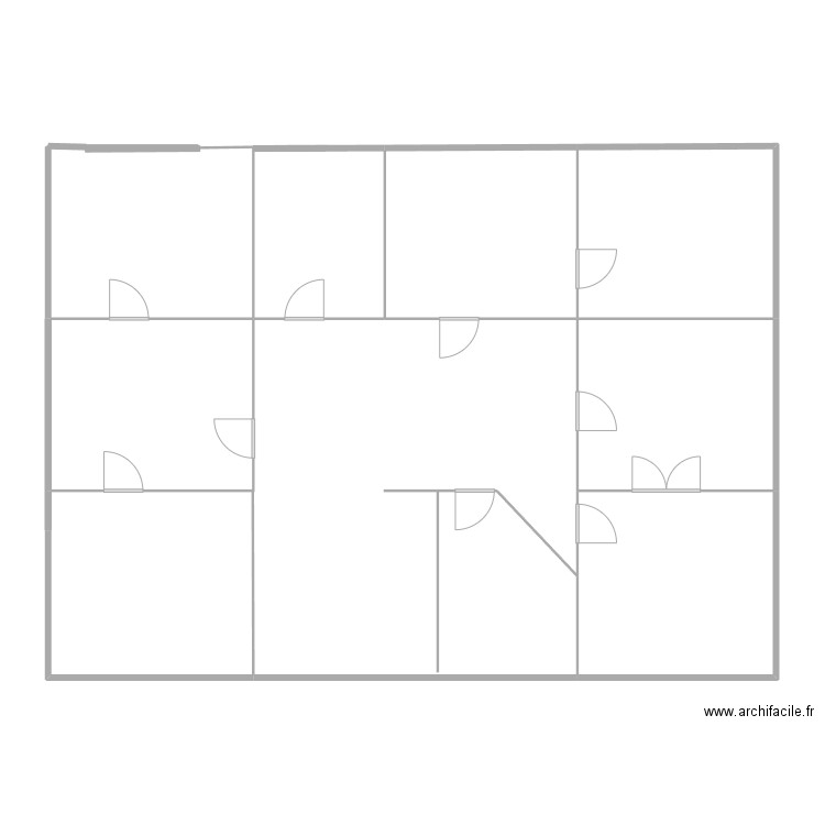 maison. Plan de 7 pièces et 146 m2