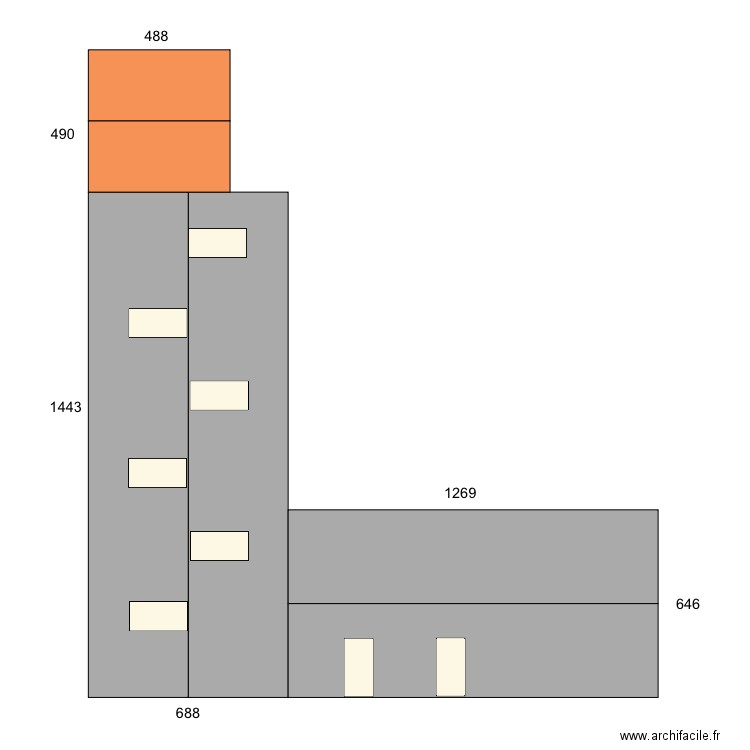 Toiture B1 1. Plan de 0 pièce et 0 m2