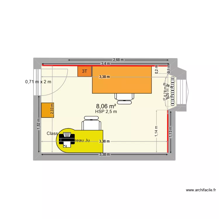 Bureau. Plan de Bureau. Plan de