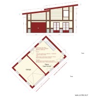 PLAN GARAGE OSSATURE BOIS ST SULPICE