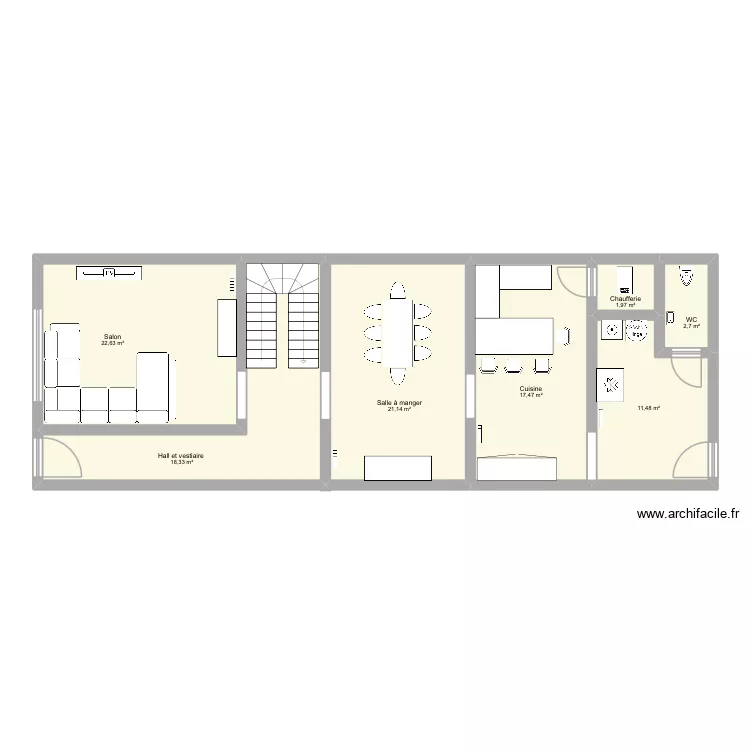 RDC Châtelet. Plan de 7 et 96 m² RDC Châtelet. Plan de 7 et 96 m²