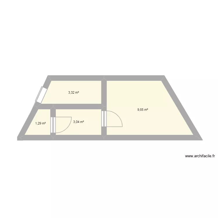 abris piscine. Plan de 3  et 8 m²