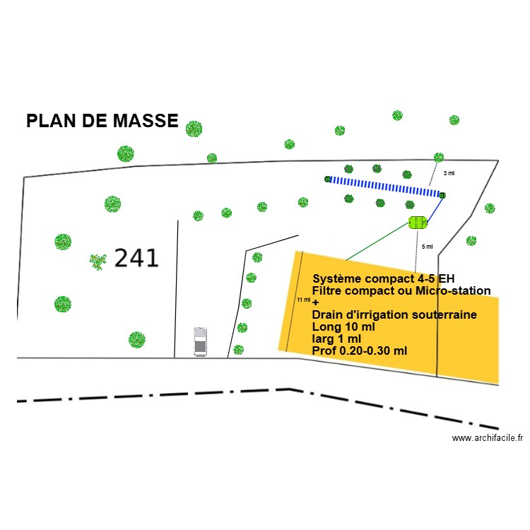 Puyoou. Plan de 0 pièce et 0 m2