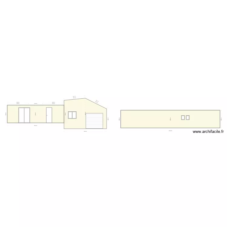 plan facade23. Plan de 