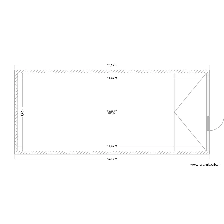 Box H72 mont-sur-lausanne 2. Plan de 1 et 57 m² Box H72 mont-sur-lausanne 2. Plan de 1 et 57 m²