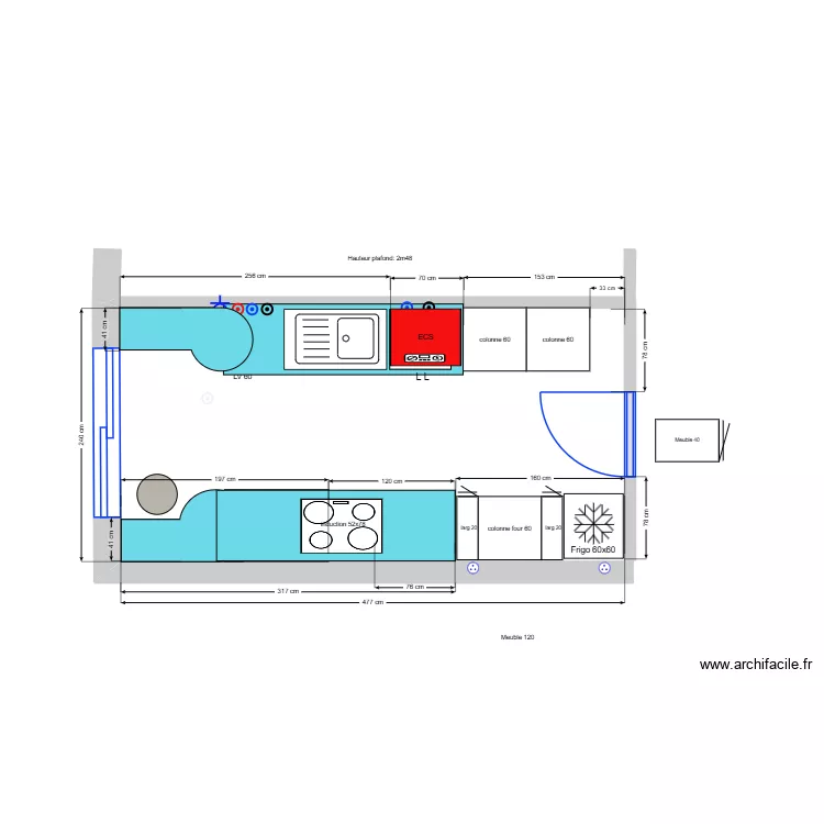 Cuisine Rossan_V4. Plan de 