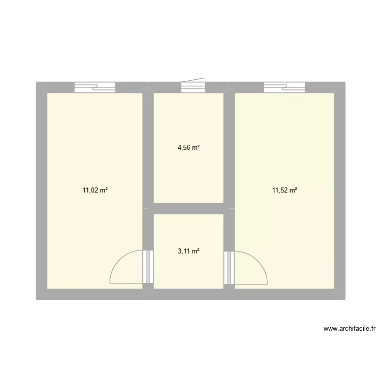 App. Plan de 4  et 30 m²