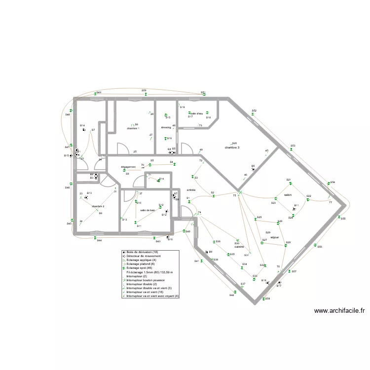 ebesold simon ecl. Plan de 10  et 150 m²