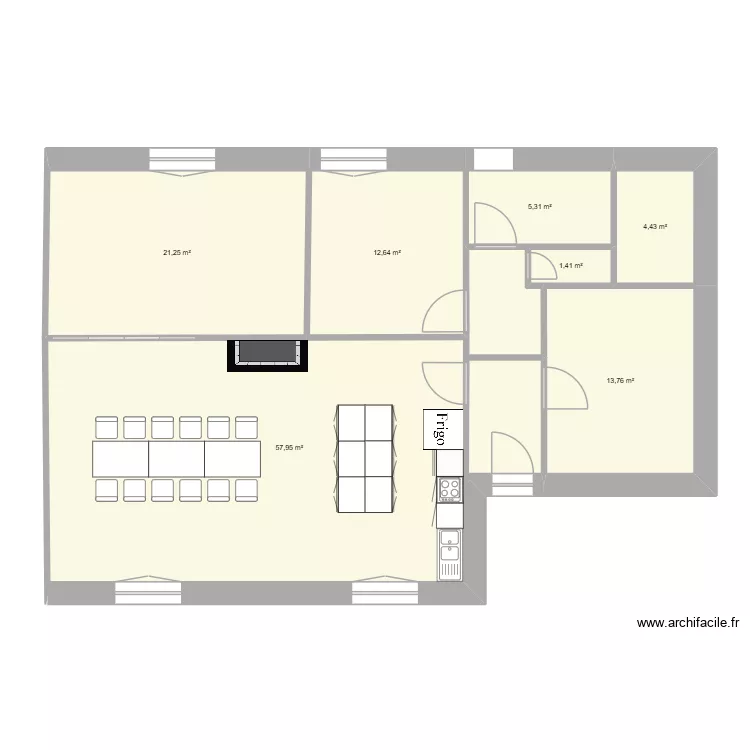 rdc etage gite. Plan de 7 et 117 m² rdc etage gite. Plan de 7 et 117 m²