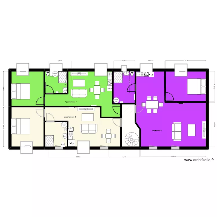 pontivy R+1. Plan de 8 Pièces et 146 m² pontivy R+1. Plan de 8 Pièces et 146 m²