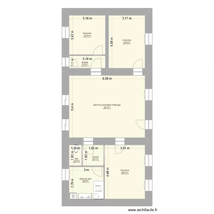 LARREY. Plan de LARREY. Plan de