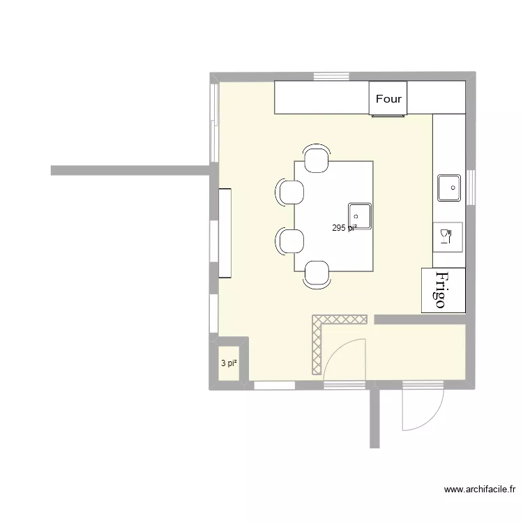 Cuisine Maloney. Plan de 