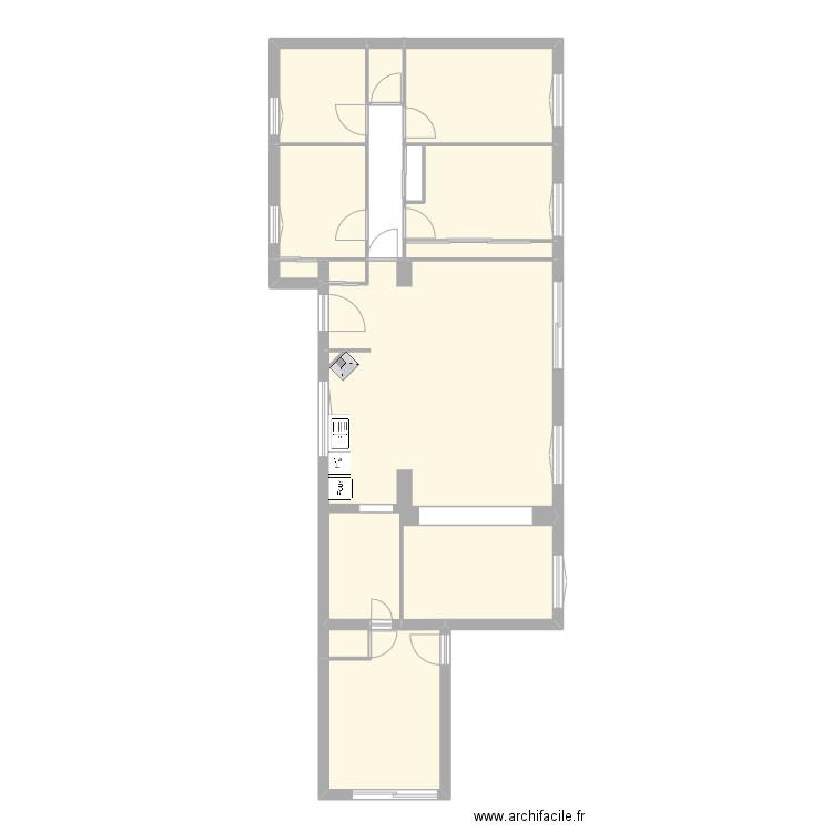 MASACHS DUMONTIER. Plan de 10 pièces et 101 m2