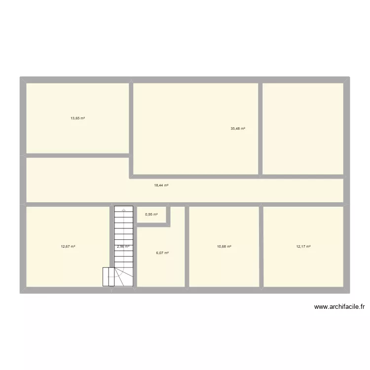 Fran&ccedil;ois Muller. Plan de 9 pièces et 113 m²