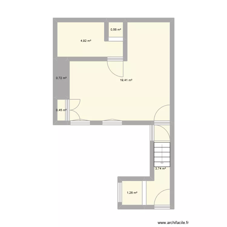 BOUCHAANANA - ROUEN. Plan de 7 et 31 m² BOUCHAANANA - ROUEN. Plan de 7 et 31 m²