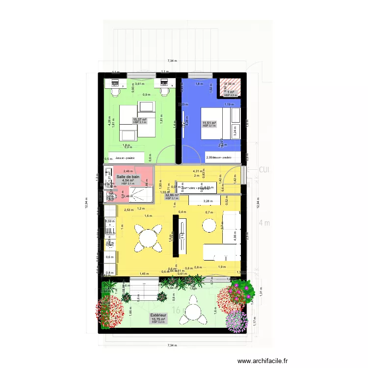 sevres8. Plan de 6 et 76 m² sevres8. Plan de 6 et 76 m²